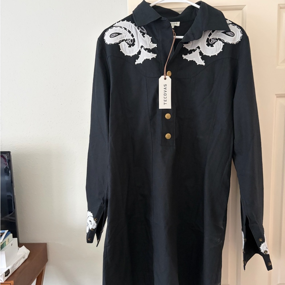 Tecovas Black and White Dress - Picture 6 of 7